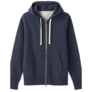 【京东商城】 无印良品 muji 男式 粗细不均棉纱毛圈 双拉链卫衣