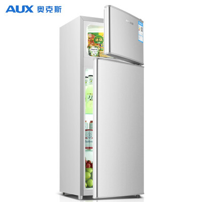 奥克斯（AUX）家用50升双两门小型冰箱冷藏冷冻电冰箱小型宿...