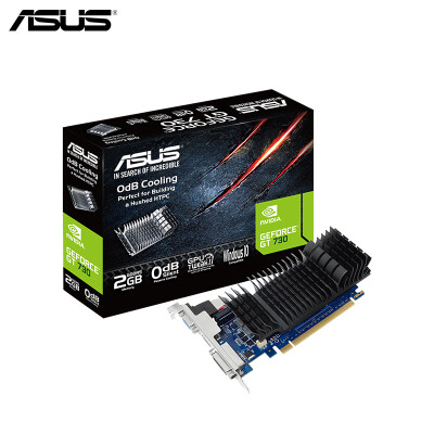 华硕 ASUS GT730-SL-2GD5-BRK GDDR5 2GB 家庭娱乐显卡