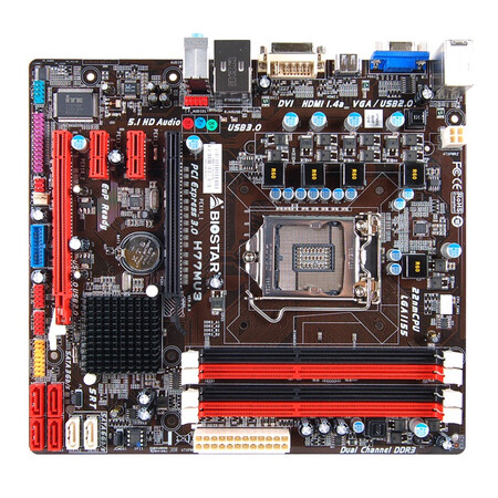 【映泰h77mu3】映泰(biostar) h77mu3主板(intel h77/lga1155)【行情