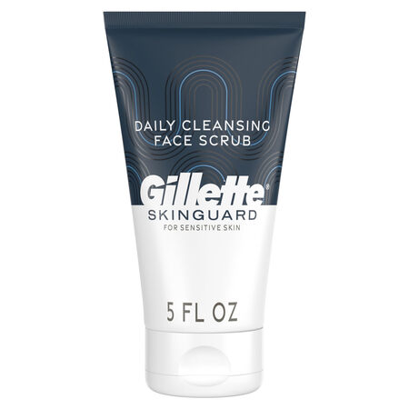 Gillette 吉列 SkinGuard 男士面部磨砂膏 ...
