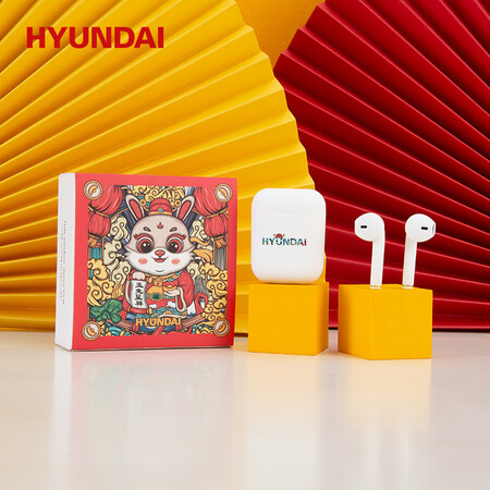 HYUNDAI现代-TWS蓝牙耳机真无线双耳运动耳机i12	...