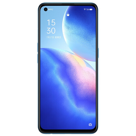 opporeno5全网通6400万水光人像四摄65w闪充5g手机极光蓝8128gb