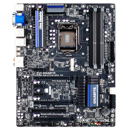 【二手95新】技嘉(gigabyte)z77x-up4 th主板 (lga 1155)