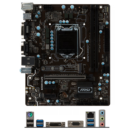 微星 b250 (b250m) icafe 主板cpu套装 小板 1151针 d4 6-7代cpu i5