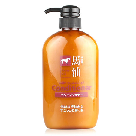 日本进口 熊野油脂(Horse oil) 无硅油马油 滋养修...