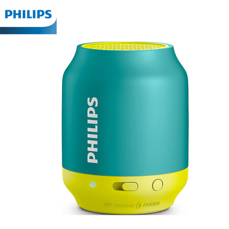 
                                                                                飞利浦（PHILIPS）BT25 无线蓝牙音箱 户外便携音箱 迷你小巧 车载音响电脑音响 蓝色                