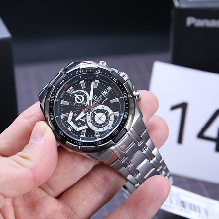 【二手95新】卡西欧(casio)edifice 经典商务休闲男表石英表 efr-539d