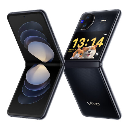 vivo新品vivo x flip  全新折叠屏手机 拍照智能 钻黑 12gb 512gb 5g