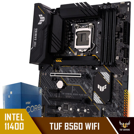 华硕tufgamingb560pluswifi主板英特尔inteli511400酷睿cpu处理器板u