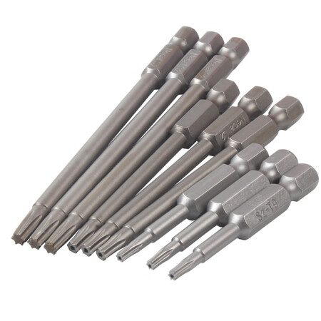 梅花批头内六角电动螺丝刀电钻加长风批起子1