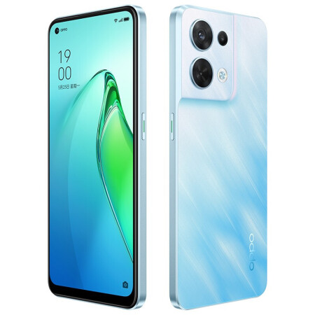 oppo reno8 pro 手機5g通智能遊戲拍照合約 reno8晴空藍(8gb 128gb)