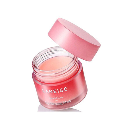 兰芝（LANEIGE）唇膜夜间保湿修护草莓味唇膜 保湿滋润淡...