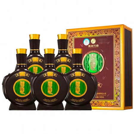 习酒 茅台集团 窖藏年份酒 53度酱香型白酒 窖藏30年 500ml 5瓶整箱装
