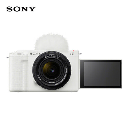 索尼(sony)zv-e1l(28-60mm)标准套机 全画幅vlog旗舰 微单相机 白色