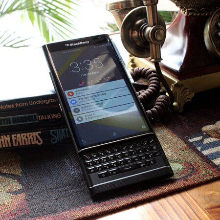 奕佳blackberry黑莓priv曲面屏移动联通4g手机全智能滑盖手机黑色移动