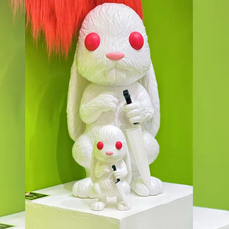 gogoodgoods构得现货zaffbunny板牙兔男女生版潮流桌面玩具摆件礼物潮