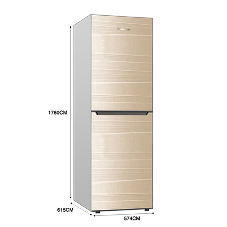 尾货机海信bcd257wtg257升风冷无霜家用两门双门冰箱玻璃面板