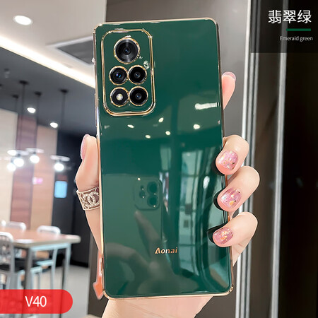 华为荣耀v40手机壳女款可爱限量版高档荣耀v40轻奢版超薄硅胶防摔全包