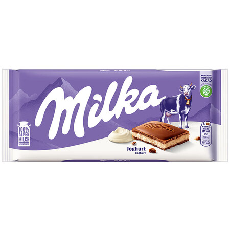 万宁德国进口milka奥利奥牛奶气泡巧克力代姆焦糖夹心100...
