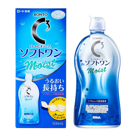 日本原装进口 乐敦（ROHTO）C3乐敦清 隐形眼镜护理液 ...