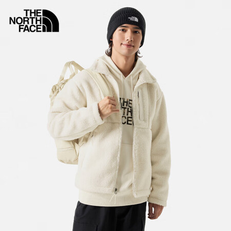 The North Face北面抓绒外套男户外保暖厚摇粒绒夹...