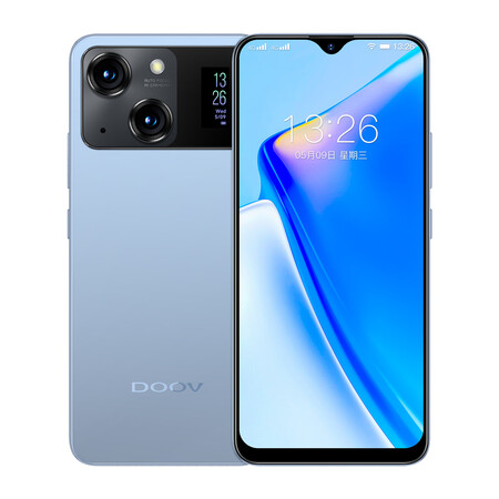 朵唯老年智能手机大屏全网通安卓大屏手机适合老人用远峰蓝官方标配4g