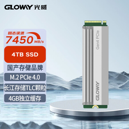 光威（Gloway）4TB SSD固态硬盘 M.2接口(NV...