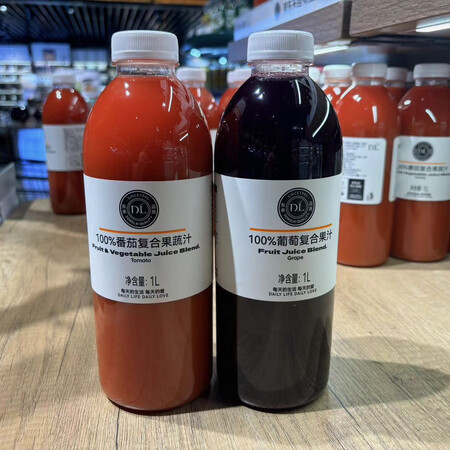 胖东来【胖东来代购】新品DL100%番茄复合果蔬汁葡萄复合果...
