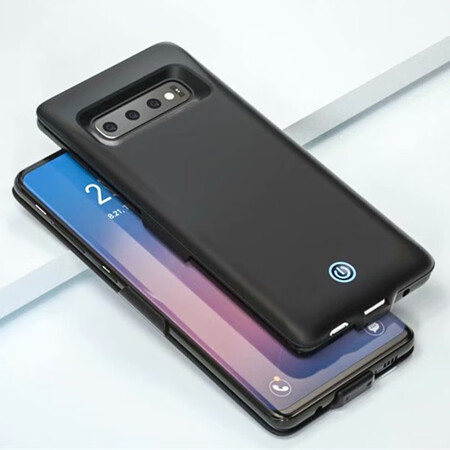 plus移动电源a8s充电s10e手机壳s8 充电 三星s10黑色7000毫安