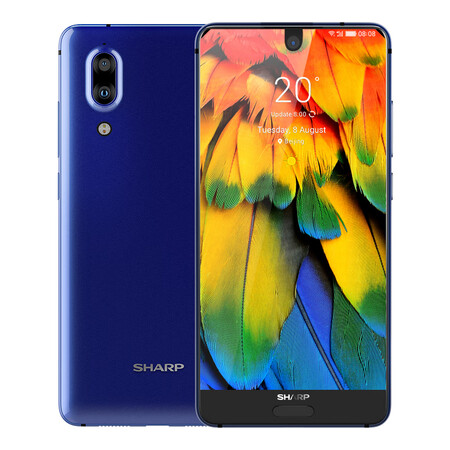 夏普Sharp/ AQUOS S2 s3mini美人尖 骁龙660指纹6+128G全面屏手机 S2黑色6+128G 8送充电器 4G全网通 ...