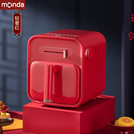 蒙达（MONDA）空气炸锅 5L大容量 3D循环热风 升级不...
