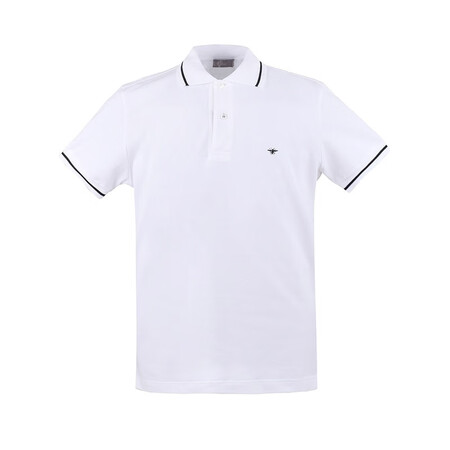 迪奥dior男装polo衫 撞色条纹 小蜜蜂刺绣 19新款短袖 733j805b0373