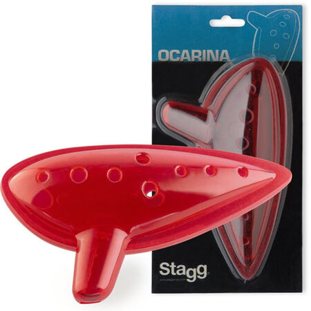 Stagg 陶笛 塑料材质 红色 现代