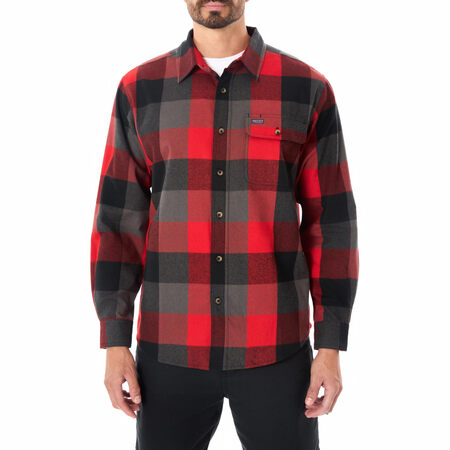 Smith's Workwear 男式口袋法兰绒衬...