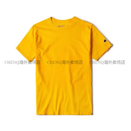 冠军（Champion）美版基础刺绣小标纯棉打底衫短袖t恤夏...