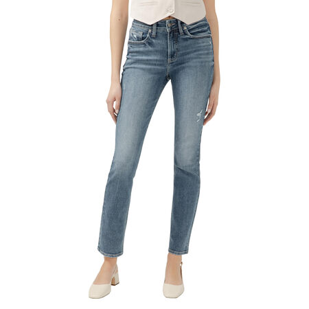 Silver Jeans Co. 女式 Avery 高腰曲线...