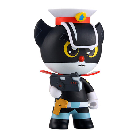 【京东优选】卡通手办淘公仔美影厂正版黑猫警长玩具手办白猫警长装饰