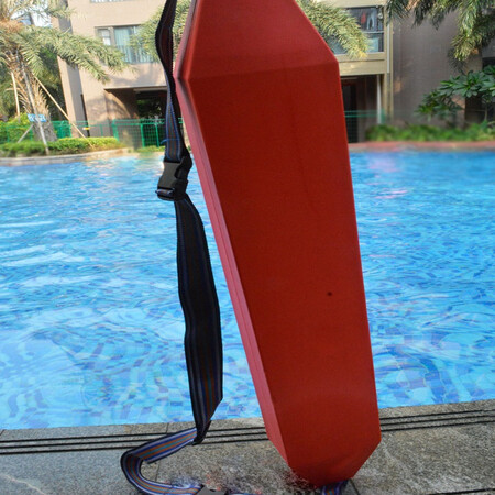 游泳池救生棒浮条单人双人泡沫浮力条浮漂浮筒水上装备鱼雷背浮板 jy