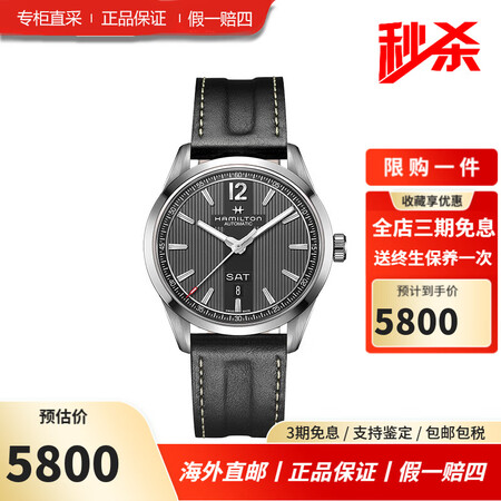 汉米尔顿（Hamilton）手表男 探险系列自动机械男表 H...