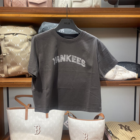 MLB短袖T恤女款253FTSM0553 黑色 XS