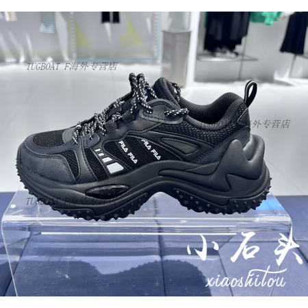 斐乐（FILA）2024年春季新品女士休闲鱼刺增高跑步运动鞋...