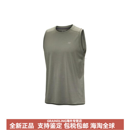 始祖鸟纯色logo徽章轻便舒适吸湿排汗透气亲肤速干圆领运动背...