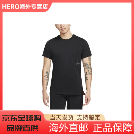 NIKEDri-FITLogo纯色印花训练运动短袖正肩袖T恤...