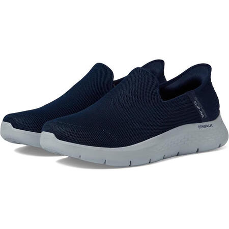 斯凯奇（Skechers）男士徒步鞋无鞋带缓震轻便防滑透气休...