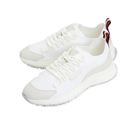 巴利（BALLY）系带运动鞋男圆头缓震轻便休闲运动鞋 白色 ...