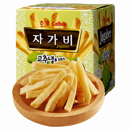 韩国进口 海太 haitai calbee卡乐比薯条芥末味90g