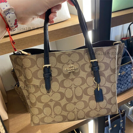 蔻驰（COACH） mollie25茉莉25 中号托特包to...