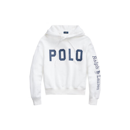 拉夫劳伦（Ralph lauren）纯色字母印花套头连帽卫衣...