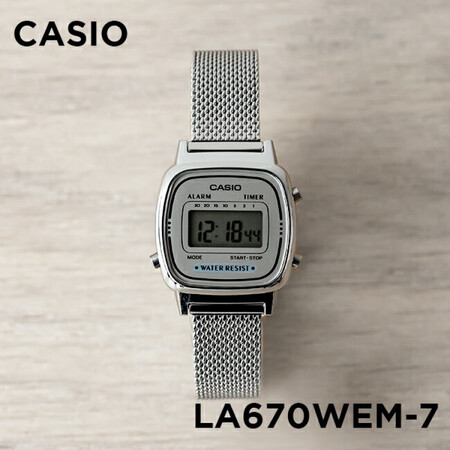 卡西欧（CASIO）手表女CASIO  复古金属百搭学生防色...